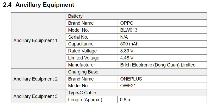 OnePlus Watch 2 battery info